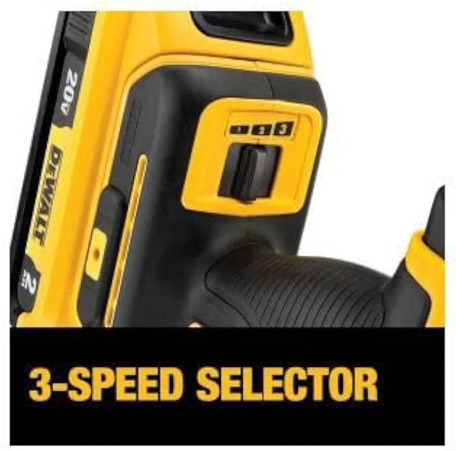 DEWALT 20V Oscillating Tool, Cordless, Wood Blades, Sandpaper, Tool Bag, Battery and Charger Included 
