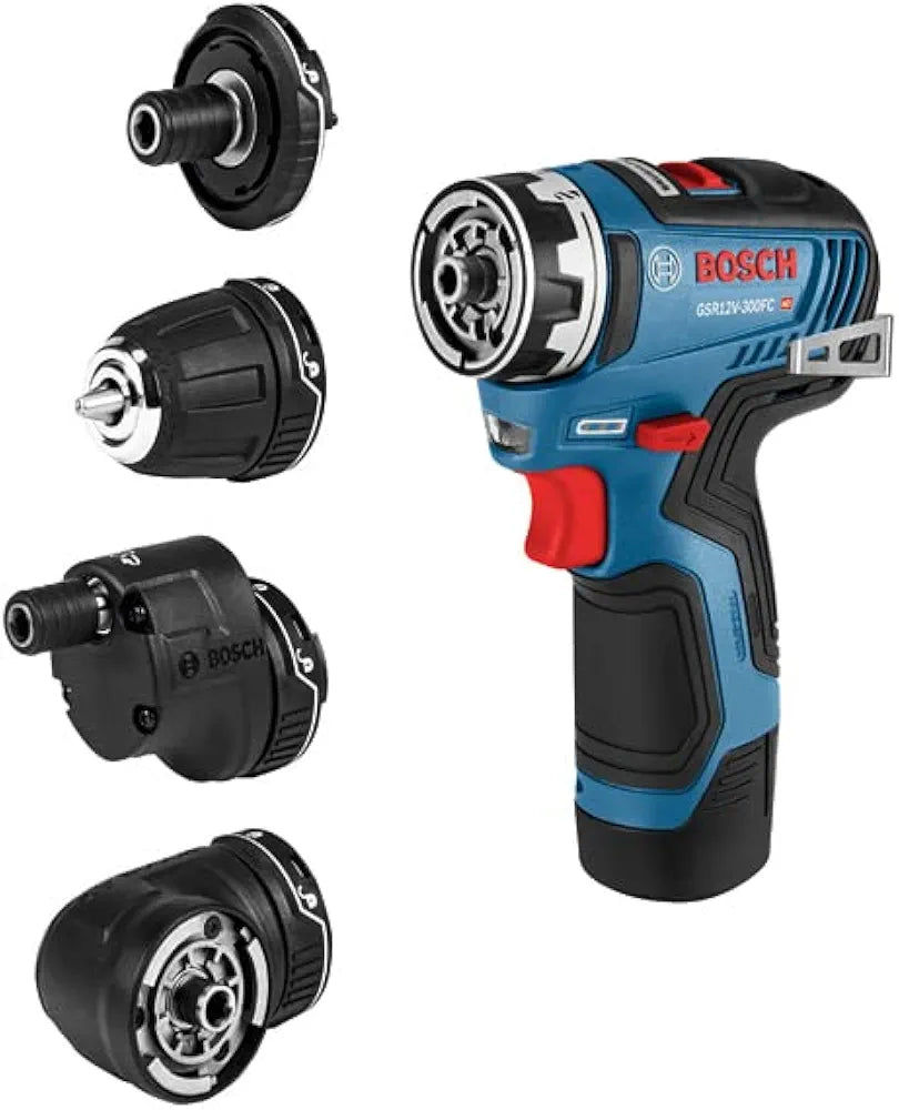 BOSCH GXL12V-270B22 12V Max 2-Tool Combo Kit with Chameleon Drill/Driver Featuring 5-In-1 Flexiclick® System and Starlock® Oscillating Multi-Tool