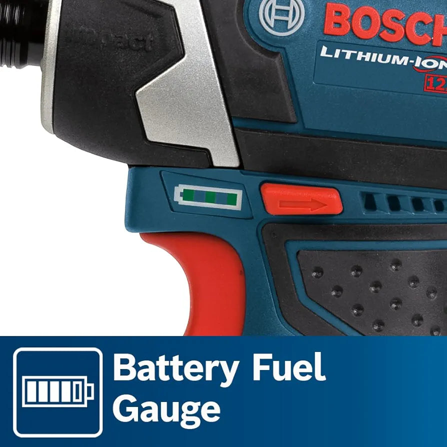 BOSCH CLPK22-120 12V Max Cordless 2-Tool Combo Kit with 3/8 In. Drill/Driver, 1/4 In. Impact Driver,  2 Ah Batteries, Charger and Case